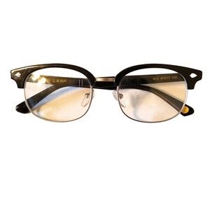 Glen Lane Watson Black Full Rim Eyeglasses Frames 47-17-130mm